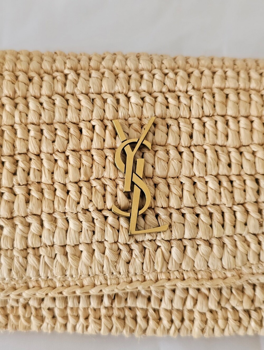 Small YSL Raffia Clutch - Picture 3 of 16